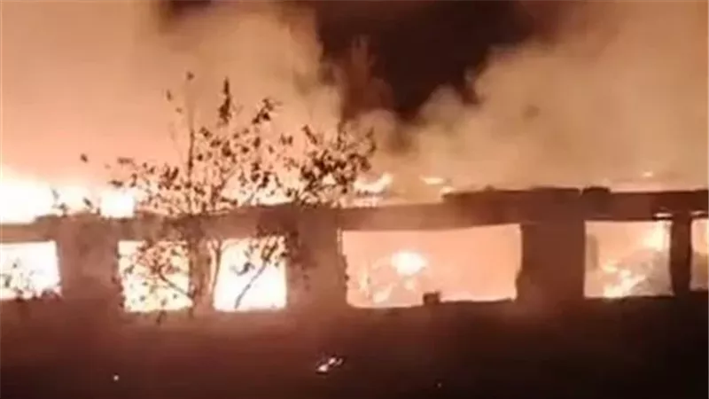 حريق مزرعة دواجن في المحلة الكبرى.. الحماية المدنية تسيطر على النيران