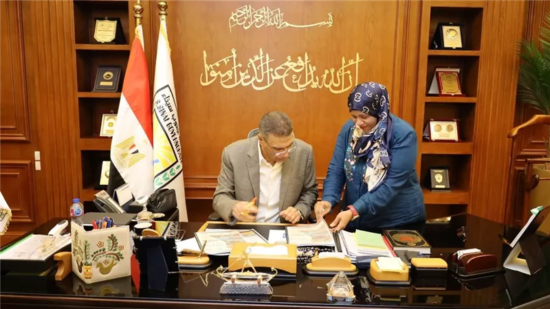 محافظ جنوب سيناء يعتمد الخطة السنوية للسكان لعام 2026/2027