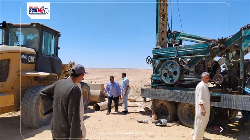 استرداد 100 فدان بطريق الريان الواحات والتحفظ على الآلات المستخدمة في التعدي 