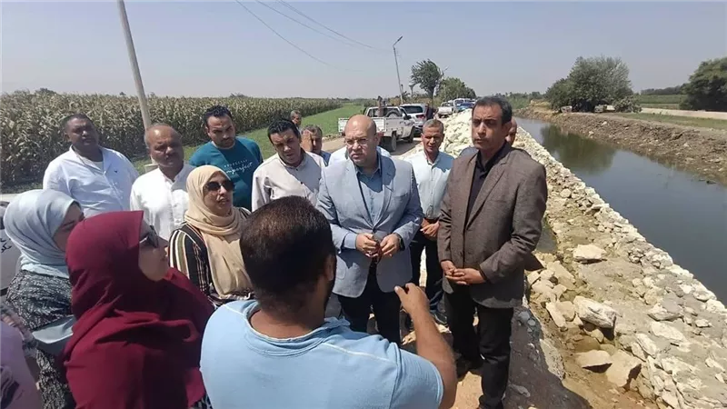 جولة ميدانية لنائب محافظ الجيزة بمركز منشأة القناطر