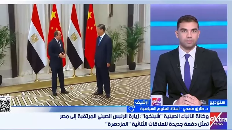 طارق فهمي: زيارة الرئيس الصيني لمصر تعكس تقدير بكين للدور المصري إقليميًا