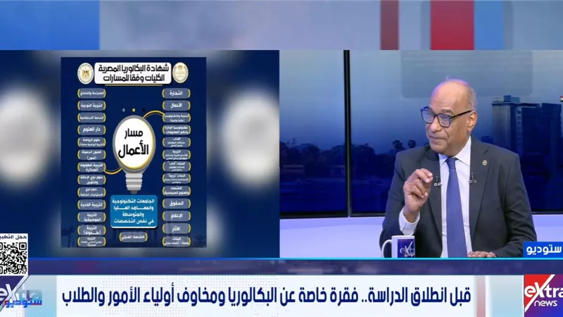 أكرم حسن: تغيير الطالب للمسار في الثانوية لن يضيع عليه سنة دراسية