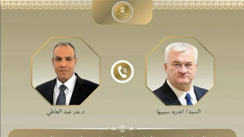 وزير الخارجية يهنئ نظيره الأوكراني بإعادة تعيينه ويبحث تعزيز العلاقات الثنائية