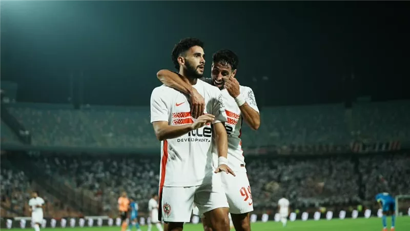 حسام أشرف يفوز بجائزة رجل مباراة الزمالك ضد منتخب السويس بتروجت