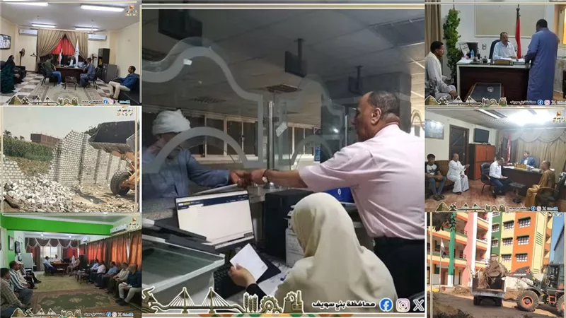 رفع 327 إشغال متنوع ببا وإزالة 20 حال بناء مخالف بسمسطا |صور
