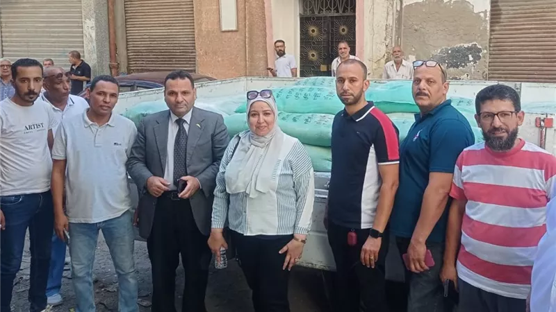   ضبط 33 شيكارة دقيق بلدي مدعم داخل مخزن مخبز سياحي غير مرخص بالإسكندرية