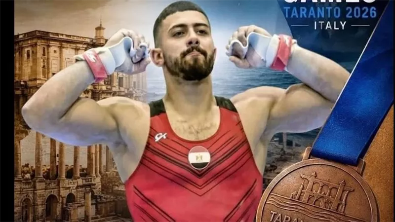 عمر العربي يتوج ببرونزية الفردي العام في دورة البحر المتوسط