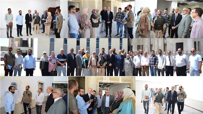 رئيس جامعة بني سويف يتفقد المبنى الجديد لكلية العلوم .. نقلة نوعية  |تفاصيل 