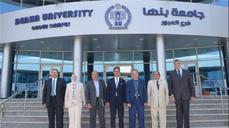رئيس جامعة بنها يستقبل مجلس الجامعات الأهلية لمتابعة إنشاء جامعة تكنولوجية