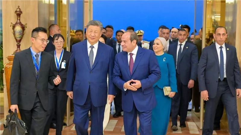 الرئيس الصيني يؤكد للسيسي ضرورة رفض التدخل الخارجي في الشرق الأوسط