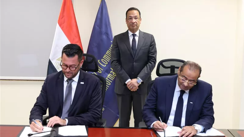 وزير الاتصالات يشهد توقيع اتفاقية بين شركة الاتصالات وشركة PSL اليونانية 