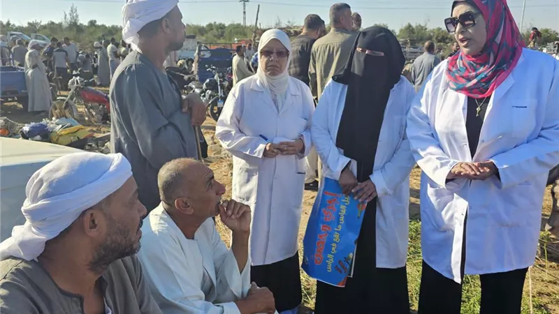 للكشف والتحصين للوقاية من الأمراض متابعة سوق الأربعاء للحيوانات الحية بالسويس