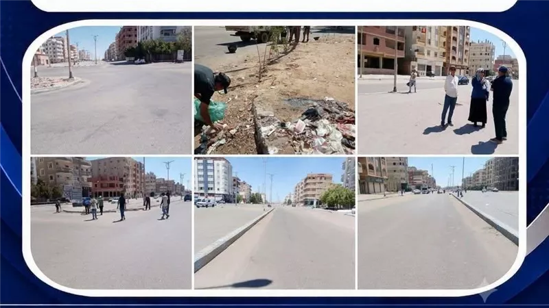 حملات مكثفة لرفع كفاءة شارع أبو بكر الصديق بالسلام 1 بحي فيصل بالسويس