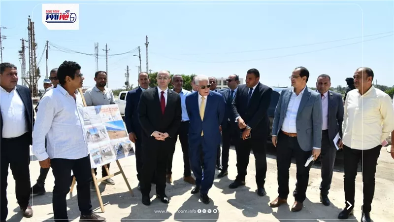 مستشار رئيس الجمهورية للتنمية المحلية ومحافظ الفيوم يتفقدان أعمال تطوير كورنيش