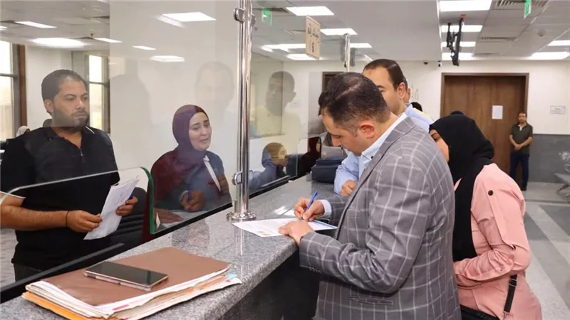 محافظ دمياط يتفقد المركز التكنولوجي لمتابعة انتظام العمل