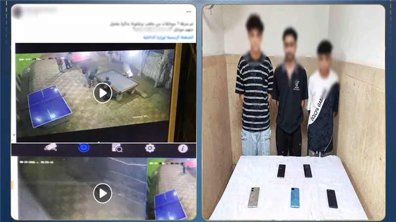 سقوط عاطل سرق هواتف ومتعلقات شباب داخل ملعب بأوسيم | تفاصيل