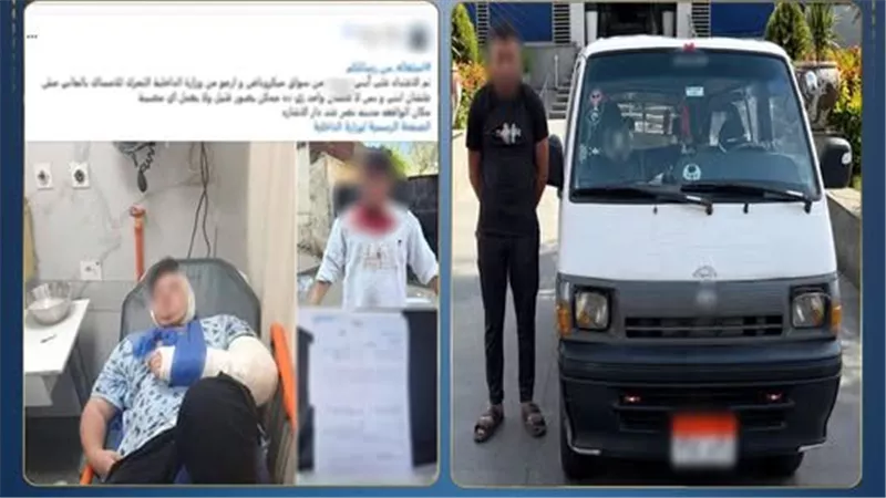  بسبب خلاف حول أولوية المرور سائق يعتدي علي طالب بالضرب وإحداث إصابته