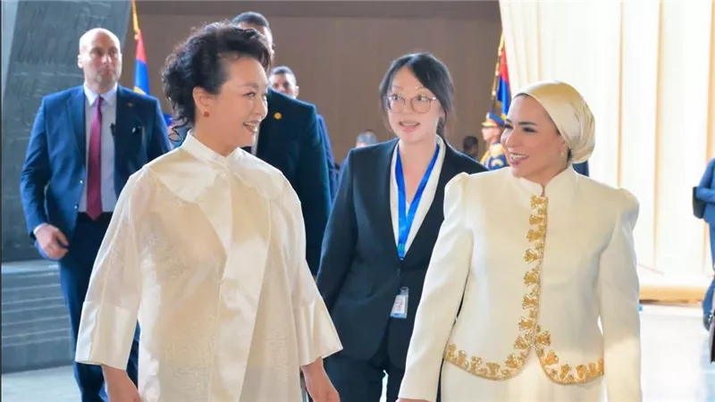 السيدة انتصار السيسي عن المتحف المصري: «تعجز الكلمات عن وصف عظمة حضارة أبهرت العالم»