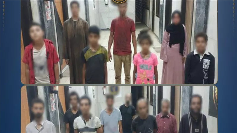 ضبط 8 أشخاص لاستغلال 7 أطفال في التسول وبيع السلع بالقاهرة
