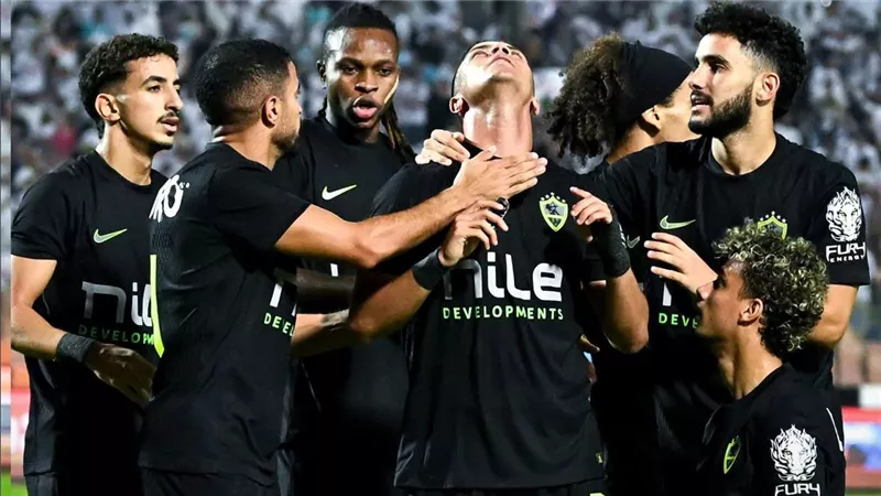 نتيجة وأهداف مباراة الزمالك وايه اس بورت الشوط الثاني (2-1) في دوري الأبطال 