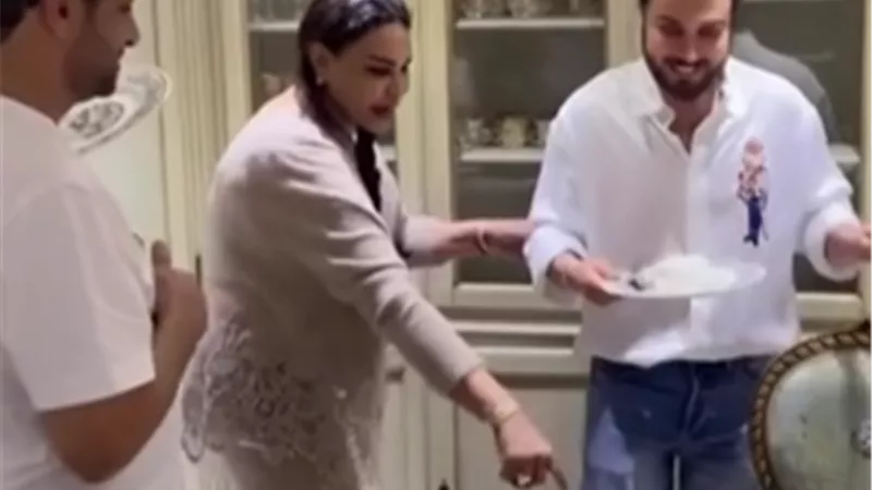 بحفاوة وترحيب.. أحلام تستقبل ماجد المهندس في منزلها |فيديو