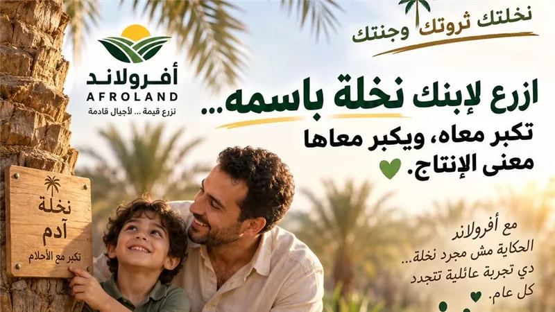 «نخلتك ثروتك وجنتك».. امتلك نخلة باسم عائلتك وعلّم أبناءك قيمة الإنتاج