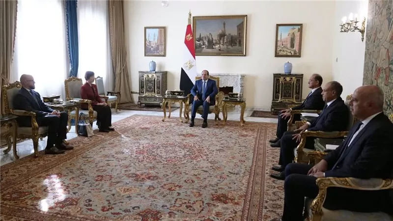 السيسي يتطلع لتنويع محفظة التعاون مع البنك الآسيوي للاستثمار في البنية التحتية