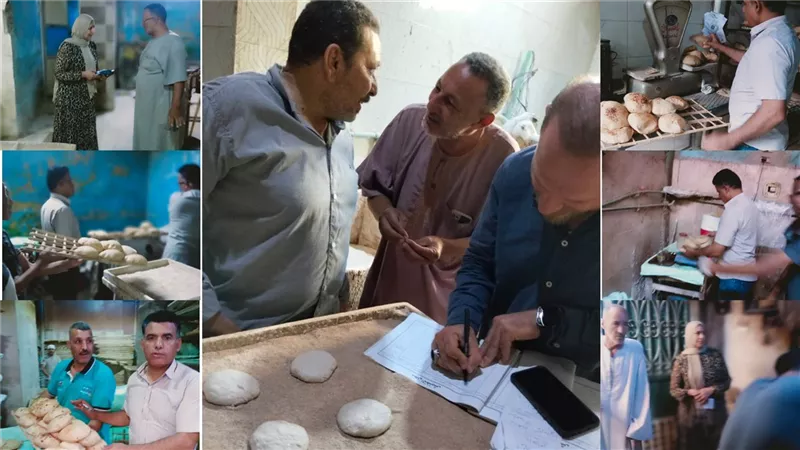 128 مخالفة لمخابز بنى سويف بحملات اليوم الواحد للتموين 