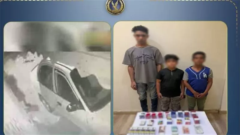 القبض على 3 متهمين في واقعة سرقة كشك سجائر بالسويس