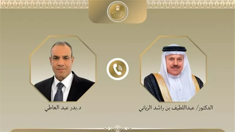 وزير الخارجية ونظيره البحريني يبحثان تطورات المنطقة ويؤكدان ضرورة خفض التصعيد