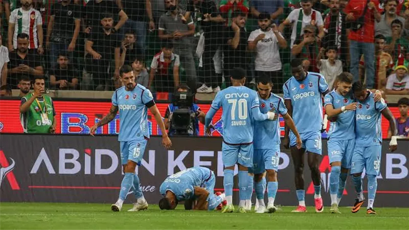 نتيجة وأهداف مباراة طرابزون وجينتشلربيرلجي الشوط الثاني (5-0) في الدوري التركي