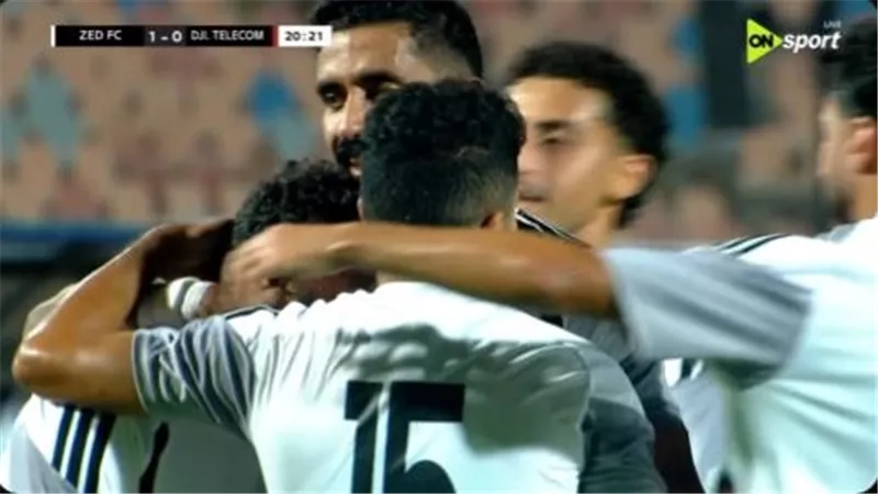 أهداف ونتيجة مباراة زد وأساس تيليكوم بالشوط الأول من كأس الكونفدرالية