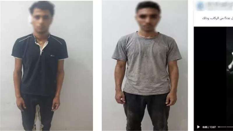 محاولة سرقة بالإكراه تنتهي بانقلاب ميكروباص داخل مصرف مائي بالفيوم