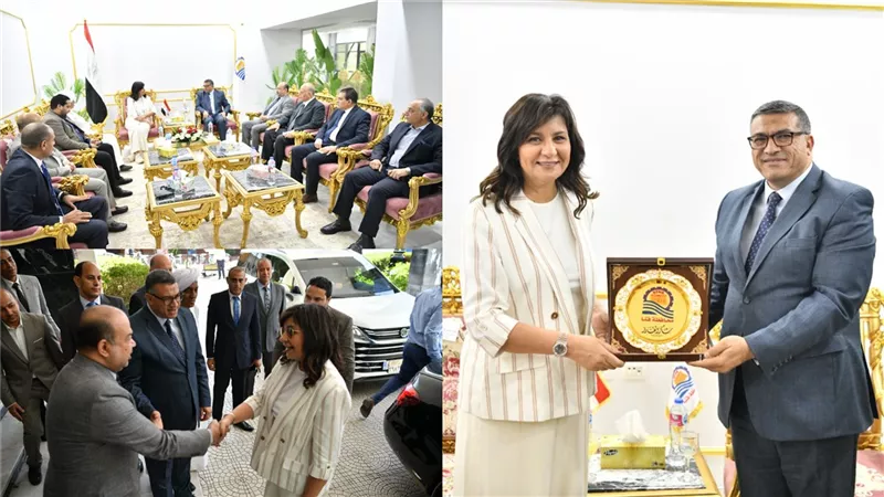 محافظ قنا والسفيرة نبيلة مكرم يبحثان تعزيز التعاون وتوسيع المبادرات التنموية 