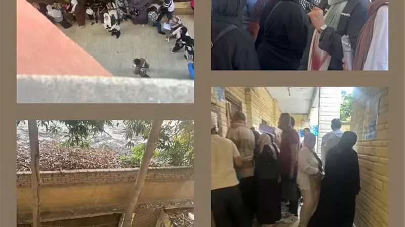 أمهات في الطوابير تحت الشمس.. رحلة شاقة لنقل الطلاب بمدارس شمال الجيزة