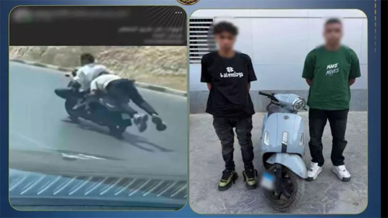 ضبط شخصين بالقاهرة لأداء حركات استعراضية بسكوتر وتعريض المواطنين للخطر