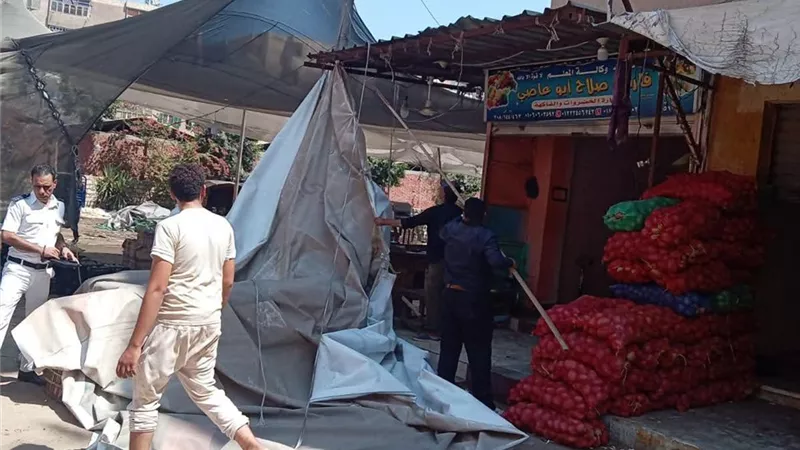 الشارع خط أحمر.. حملة إشغالات مكبرة بالدلنجات ترفع 150 إشغالًا ثابتًا ومتحركًا