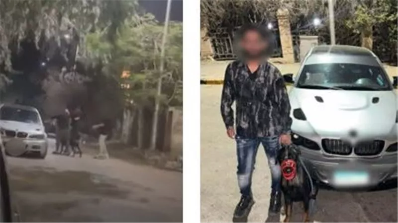 ضبط عامل بعد تداول فيديو لواقعة بلطجة باستخدام كلب وسلاح أبيض بالجيزة 