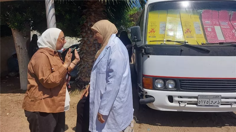 تفقد عيادة تنظيم الأسرة بقافلة الكيلو 7 بالإسماعيلية
