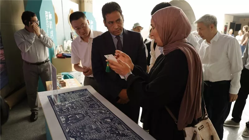 افتتاح معرض «CREATE HANGZHOU 2026» بالمتحف القومي للحضارة المصرية