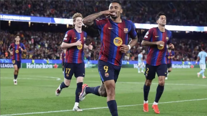 نتيجة وأهداف مباراة برشلونة وفينورد الشوط الثاني (5-1) بدوري الأبطال 2026