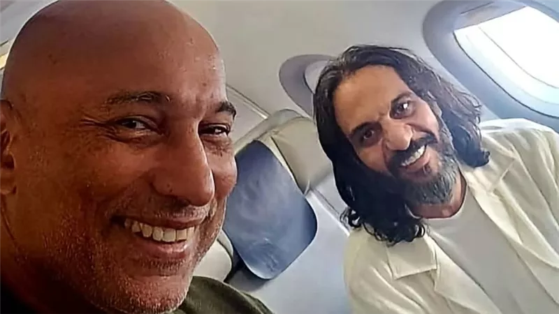 في طريقه لتونس .. أول ظهور لـ بهاء سلطان بعد تعرضه لحادث