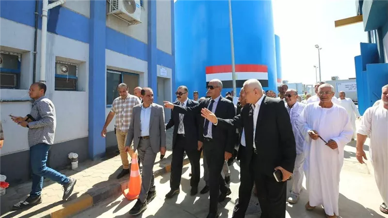 بنظام الترشيح الفائق.. محافظ كفر الشيخ يتفقد محطة مياه متبول بطاقة 100 لتر/ث