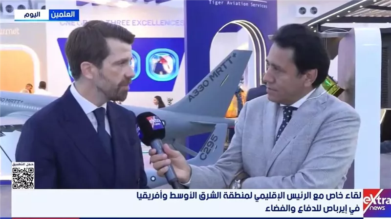 شارلي سيمبسون: مصر سوق مهم ونفخر بالمشاركة في معرض مصر الدولي للطيران