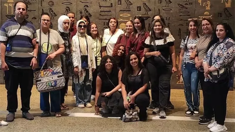 للمرة الـ3على التوالي..لجنة ذوي الإعاقة بحزب الوعي تنظم زيارة للمتحف المصري 