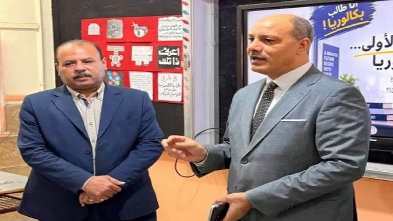 أبو زيد يتفقد مدارس الإسكندرية ويوجه رسالة للطلاب والمعلمين 
