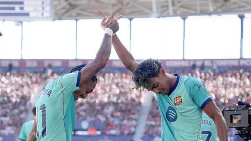 نتيجة وأهداف مباراة برشلونة وليفانتي الشوط الثاني (4-2) في الدوري الإسباني