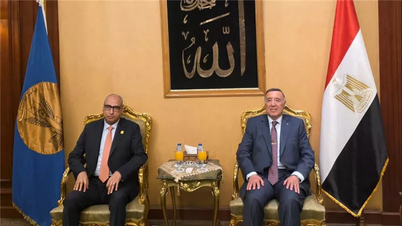 رئيسا «الدستورية العليا» و«مجلس الدولة» يبحثان تعزيز التعاون القضائي