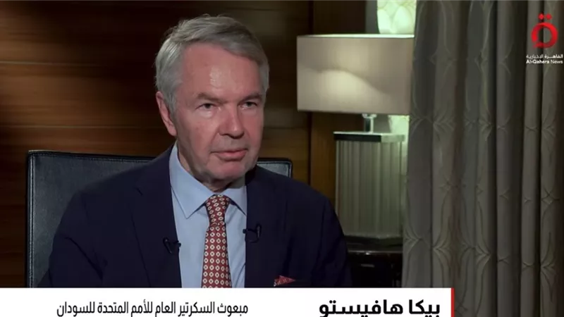 مبعوث الأمم المتحدة للسودان: وقف القتال أولوية عاجلة والتوصل لهدنة ضرورة