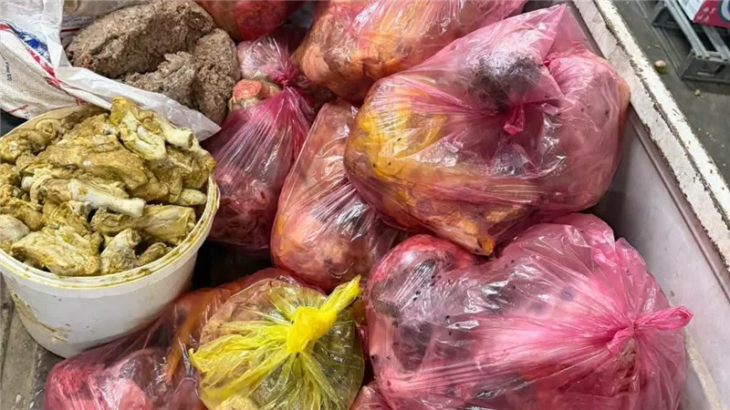 ضبط 180 كجم لحوم ودواجن ومصنعات غير صالحة للاستهلاك الآدمي بالمنوفية